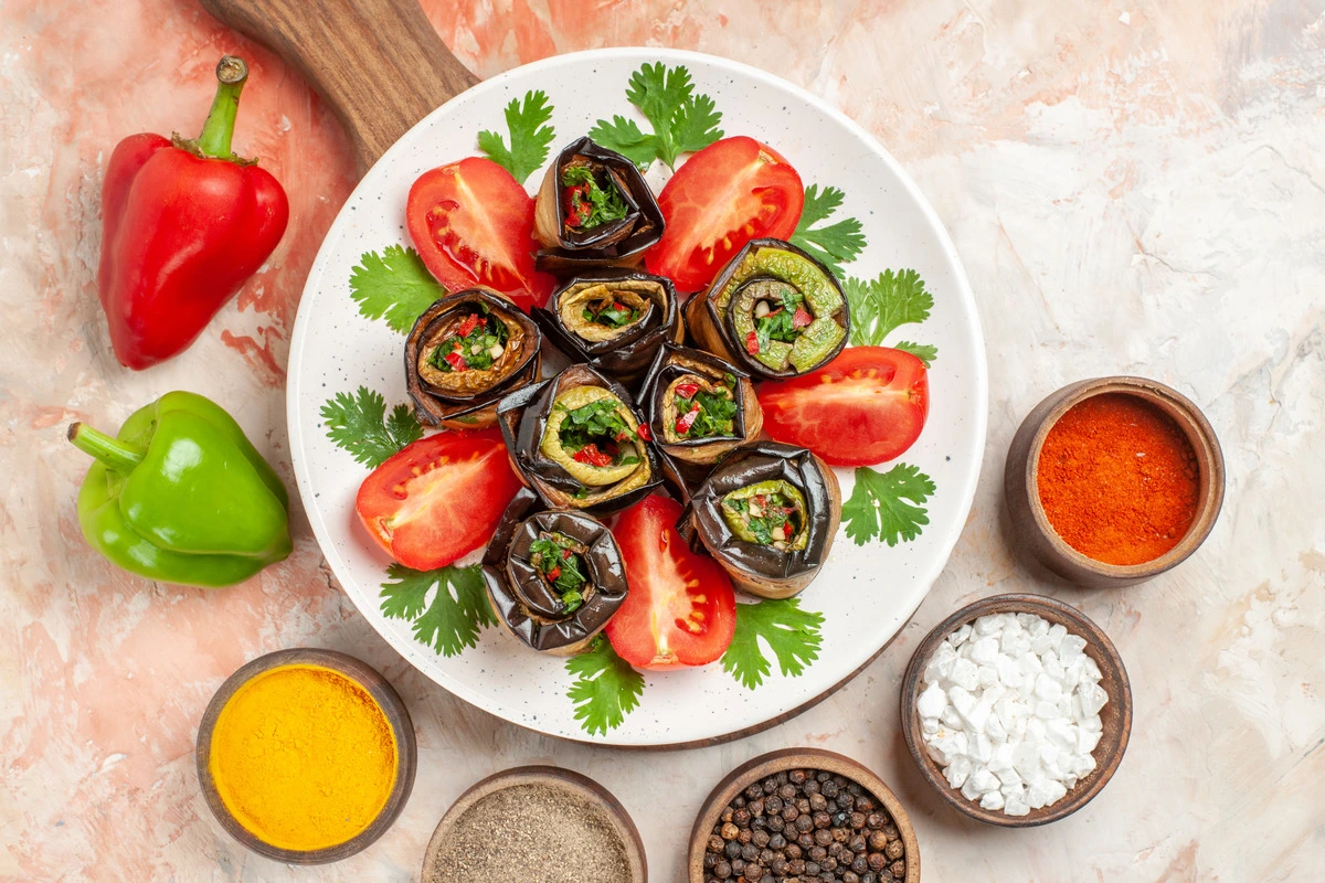 Grilled stuffed mushrooms with cheese filling